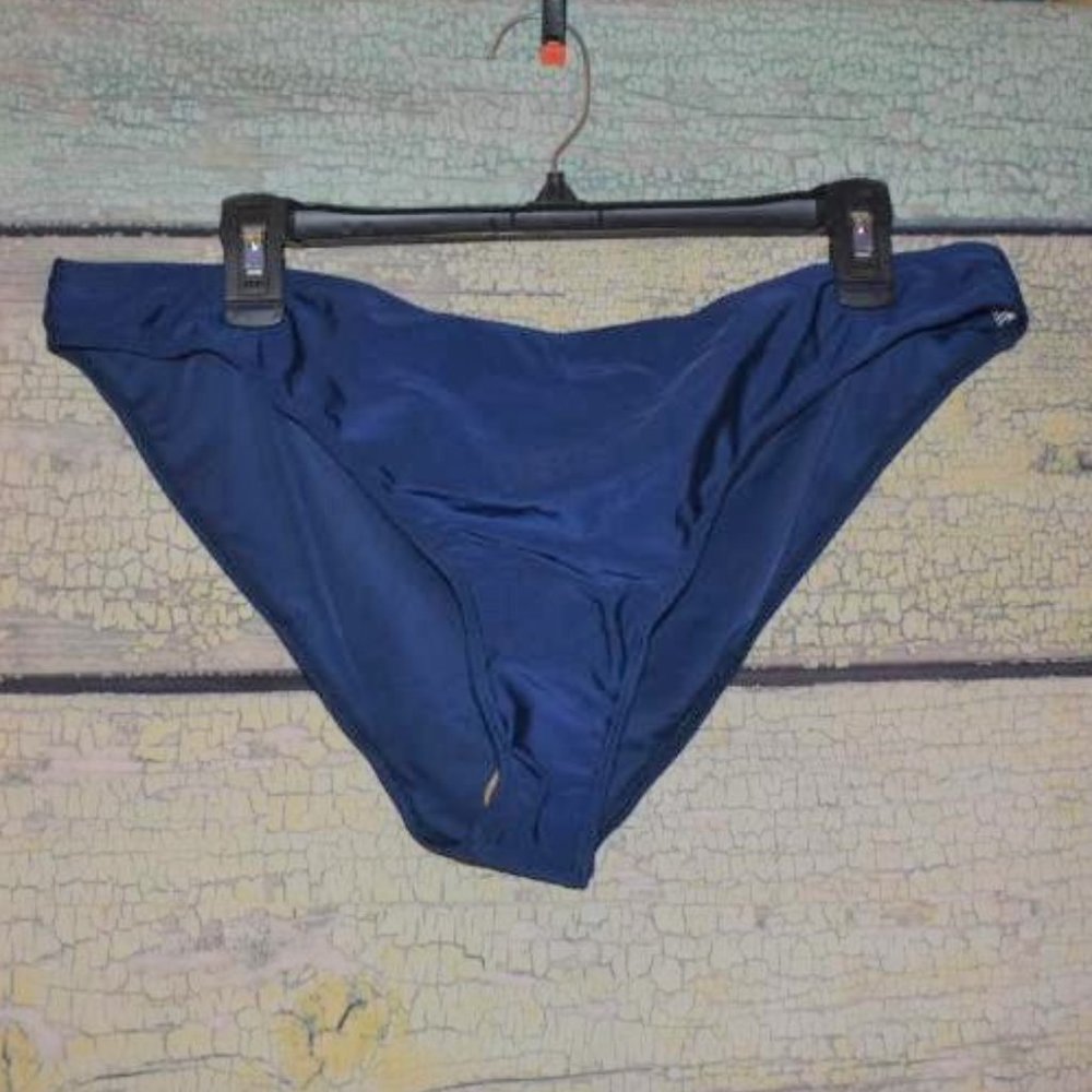 Navy Blue Bikini Tankini Bottoms 2X Swimsuit Bathing Suit
